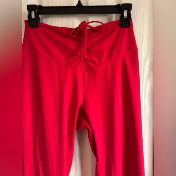 PINK red rauched leggings - Picture 5 of 6